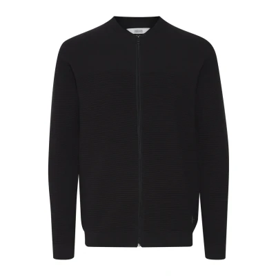 Abbildung von Solid Valencia Strickjacke, Herren, Größe: Large, True black