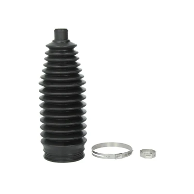 Abbildung von FEBI BILSTEIN 39238 Faltenbalgsatz, Lenkung Thermoplast Vorderachse links, rechts mit Schellen PEUGEOT: 107 Schrägheck, CITROËN: C1 I