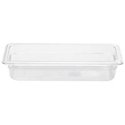 Abbildung von GN Behälter 1/3 Polycarbonat 65 mm Höhe 2,5 l Füllmenge 32,5 x 17,6 transparent Gastro Gastronormbehälter Kunststoff PC kaufen