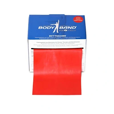 Abbildung von DITTMANN Body Band 25 m rot (mittel) Trainingsband