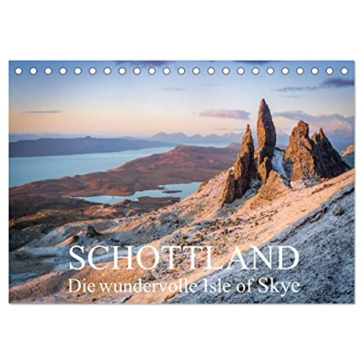 Abbildung von Schottland Die wundervolle Isle of Skye (Tischkalender 2025 DIN A5 quer), CALVENDO Monatskalender