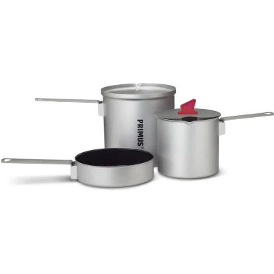 Abbildung von Primus Unisex Erwachsene Essential Trek Pot Topfserie, Silver, 1,0 L + 0,6