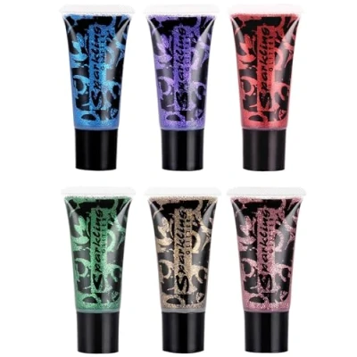Abbildung von Widmann S.r.l. Theaterschminke Professionelles Glitter Make up Tube 25 ml, Sil