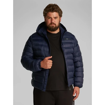 Abbildung von Calvin Klein Hooded Jacket Winterjacke, Herren, Größe: 4XL, Night sky