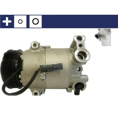 Abbildung von MAHLE ORIGINAL ACP 177 000S Kompressor CVC6 12 PAG 46 R 134a mit Dichtring OPEL: Astra J Sports Tourer, Schrägheck, Zafira C Tourer