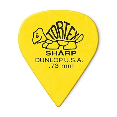 Abbildung von Dunlop Tortex Sharp 073 gelb (12 Stück)