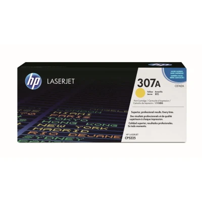 Abbildung von HP 307A (CE742A) Gelb Toner
