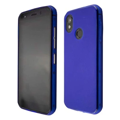 Abbildung von caseroxx TPU Hülle kompatibel mit Cat S52, Handy Tasche (TPU in blau)