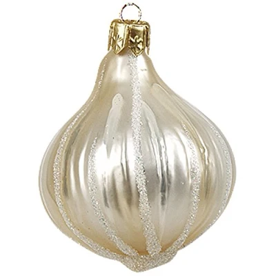 Abbildung von PPH &#039;IMP&#039; Christbaumschmuck Figuren Essen Knoblauch/Garlic 4cm Christbaumkugeln Weihnachtskugeln Weihnachts Baumschmuck Baumkugeln Deko