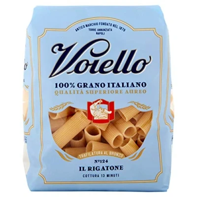 Abbildung von 10x Voiello Pasta Il Rigatone Nudeln 100 % italienische N142, 500g + Italian Gourmet Polpa 400g