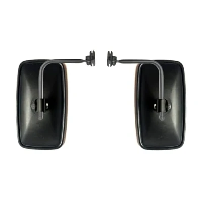 Abbildung von MelTruck® 2x Außenspiegel Rückspiegel 285x150mm Bagger Traktor LKW m. Spiegelhalter ø18 mm