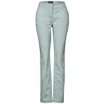 Abbildung von Cecil Jeans Slim Fit, Damen, Größe: 32x30, Grün