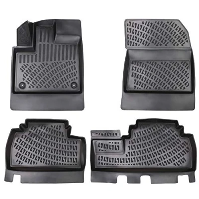 Abbildung von Elmasline Design 3D Gummimatten Set für OPEL Combo D Baujahr 2011 2018 Extra hoher 5cm Rand