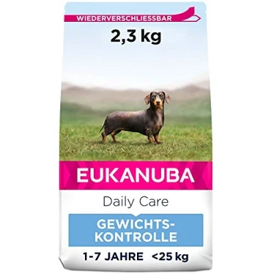 Abbildung von Eukanuba Adult Small &amp; Medium Breed Weight Control Hundefutter Huh...
