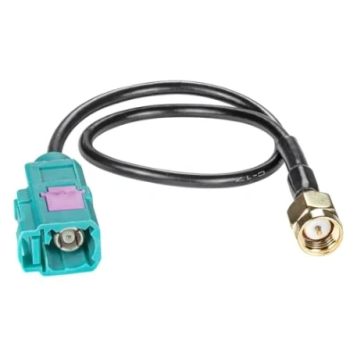 Abbildung von tomzz Audio 1500 060 Fakra (F) Antennenadapter Kupplung auf SMA (M) Stecker für GSM GPS DAB Navi