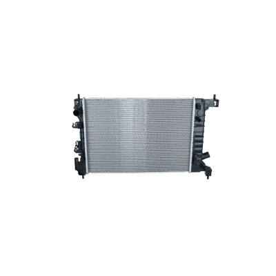 Abbildung von NRF 58504 Kühler, Motorkühlung Aluminium 549 398 16 Kühlrippen gelötet