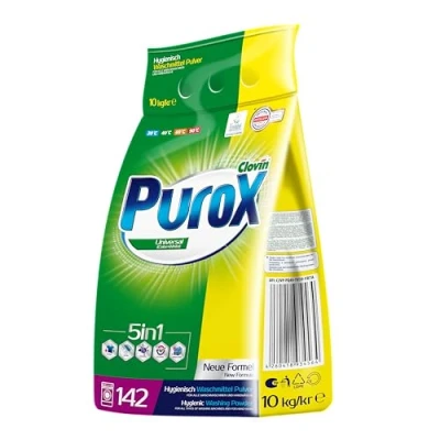Abbildung von PUROX UNIVERSAL (142 WL) Waschpulver im Foliensack Waschmittel 10 kg
