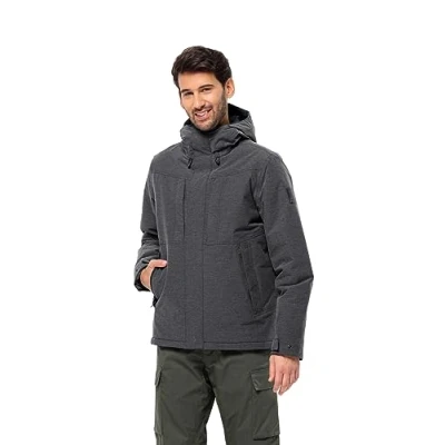 Abbildung von Jack Wolfskin Snowy PARK Outdoorjacke, Herren, Größe: Small, Black