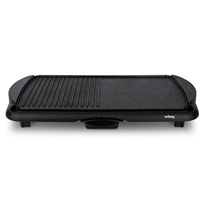 Abbildung von Wëasy STO52 Elektro Grillplatte, Antihaft Tischplatte, Teppanyaki Grillfläche 52 x 27 c