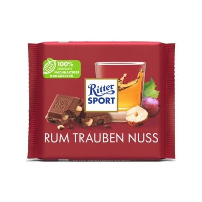 Abbildung von Ritter Sport Rum Trauben Nuss, 6er Pack (6 x 100 g)