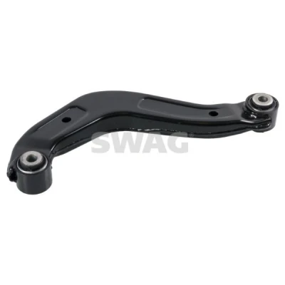 Abbildung von SWAG 33 10 1924 Querlenker mit Gummilagern Gummilager Hinterachse rechts, oben Stahlblech AUDI: A4 B6 Avant, B7 Avant