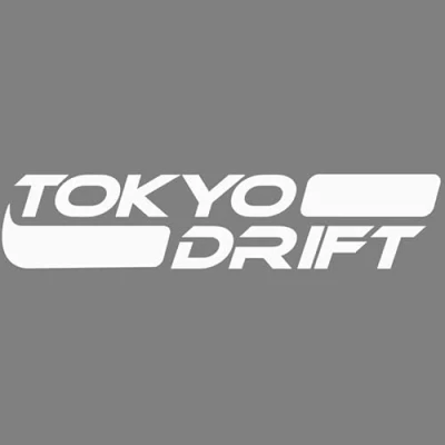 Abbildung von Tokyo Drift L 1150 (weiß) // Sticker OEM JDM Style Aufkleber