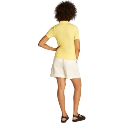 Abbildung von Tommy Hilfiger Poloshirt, Damen, Größe: Large, Citronella