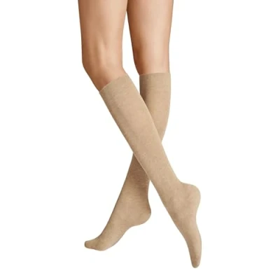 Abbildung von Hudson Damen Kniestrümpfe Relax Cotton wärmend Beigemel. 0723 39 42