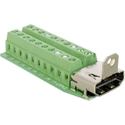 Abbildung von Delock Adapter HDMI Buchse &gt; Terminalblock 20pin