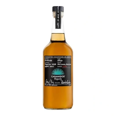 Abbildung von Casamigos Añejo Premium Tequila aus 100 Prozent Agave von George Clooney und Rande Gerber kreiert handverlesen Mexiko 40% vol 700ml Einzelflasche