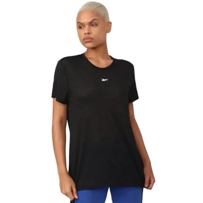 Abbildung von Reebok TEE Sport Tshirt, Damen, Größe: 30/32, Black