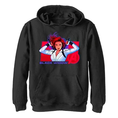 Abbildung von Marvel Jungen Black Widow: Film Ready Widow Hoodie, Schwarz, S