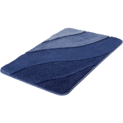 Abbildung von Kleine Wolke Badematte &quot;Serenade&quot;, Höhe 20 mm, rutschhemmend beschichtet, fußbodenheizungsgeeignet, Badteppich, Wellen Design, Farbverlauf, Hoch Tief Effekt, waschbar
