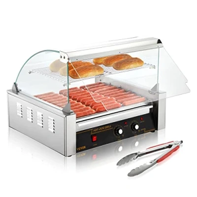 Abbildung von VEVOR Hot Dog Maker Grill Hotdog Rollen Edelstahl 11 2,2kW