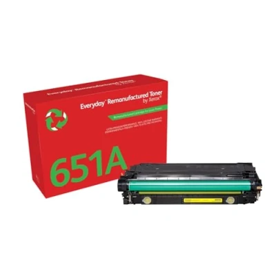 Abbildung von Xerox Everyday Toner einzeln ersetzt HP 651A/ 650A/ 307A (CE342A/CE272A/CE742A) Gelb 16000 Seiten Ko