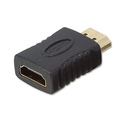 Abbildung von LINDY 41232 HDMI CEC Less Adapter Type A Male to Female, Remove line termination Pin 13 Compatibility Fix problem solver EasyLink SimpleLink Anynet+ BRAVIA Sync,Black