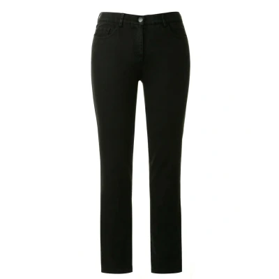Abbildung von Ulla Popken Grosse GRÖSSEN SARAH, 5POCKET, HIG Jeans Slim Fit, Damen, Größe: 44, Black