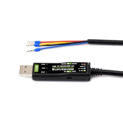 Abbildung von Waveshare USB to RS232/485 Serial Adapter Cable with Original FT232RNL Chip, Supports 3.3V / 5V Level and RS232 RS485 Communication Switching,Supports Mac, Linux, Android, Win11/10/8.1/8/7