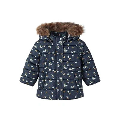 Abbildung von NAME IT Mädchen Nmfmerethe Jacket Aop Jacke, Dark Sapphire, 104 EU