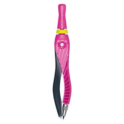 Abbildung von Maped ergonomischer Zirkel KID&#039;Z AGILITY mit rotierendem Griffkopf blau, pink 181511
