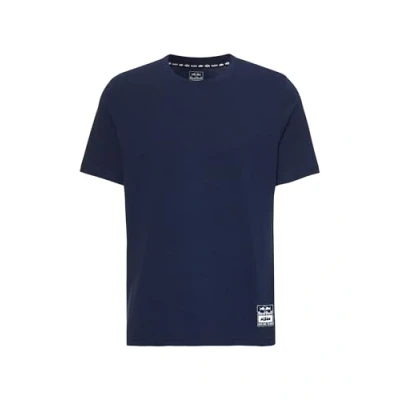 Abbildung von Red Bull KTM Boost T Shirt Team Logo am Saum Rundhalsausschnitt Herren Größe M Blau/Orange