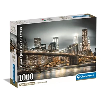 Abbildung von Clementoni® Puzzle High Quality Collection Compact, New York Skyline, 1000 Puzzleteile, Made in Europe, FSC® schützt Wald weltweit