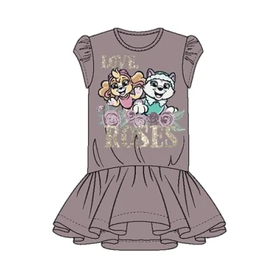Abbildung von Name it PAW Patrol Jerseykleid für Kinder, Größe: 104, Purple dove