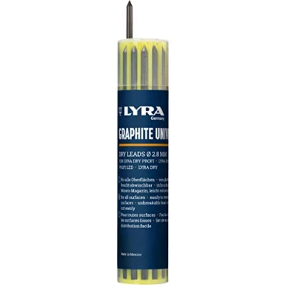 Abbildung von Kugelschreibermine schwarz Graphit 12 St. Lyra Dry 10,5 cm