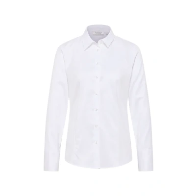 Abbildung von Eterna Cover Shirt Regular FIT Hemdbluse, Damen, Größe: 34, Weiß