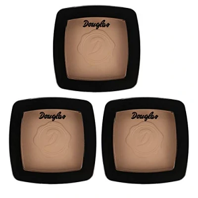 Abbildung von 3x Douglas Make up 999835 Teint Puder Mattifying Powder Deep Beige 10 g Set