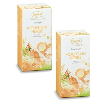 Abbildung von Ronnefeldt Teavelope &#039;Mountain Herbs&#039; Kräutertee, 25 Teebeutel, 37,5 g, Menge:6 Stück