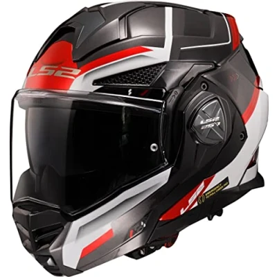 Abbildung von LS2, klapphelme Motorrad ADVANT X Spectrum black white red, XL