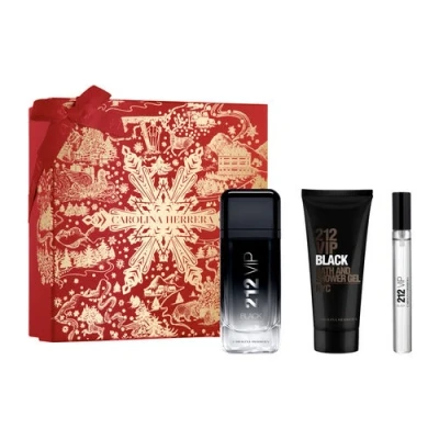 Abbildung von Carolina Herrera 212 Vip Men Black Geschenkset