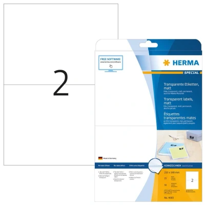 Abbildung von HERMA Folienetiketten 210,0 x 148,0 mm